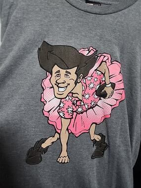 B d extra large jim carrey pet detective grey t shirt